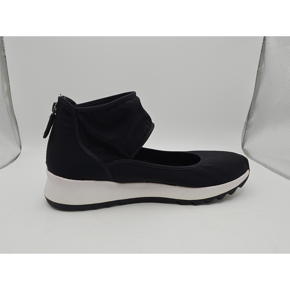 Eileen Fisher Women's Shoes Size 9.6 Black Ankle Stretch Knit Mesh - Picture 4 of 10